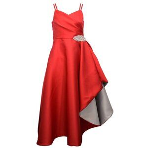 NEW Bonnie Jean Girls 7-16 Ruched Bodice Jewel Waist Ballgown
